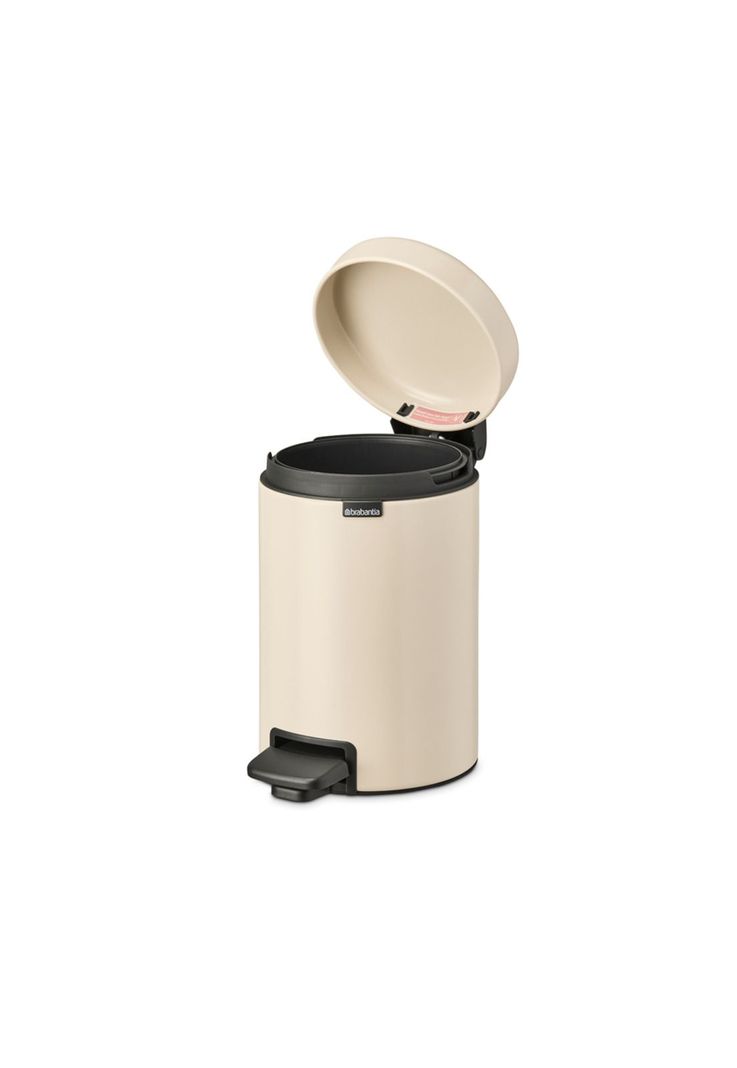 Basurero Pedal NewIcon 3 Lt Soft Beige-1
