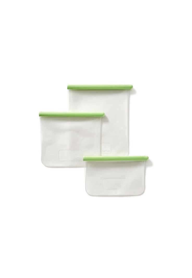 Set de 3 bolsas reutilizables planas