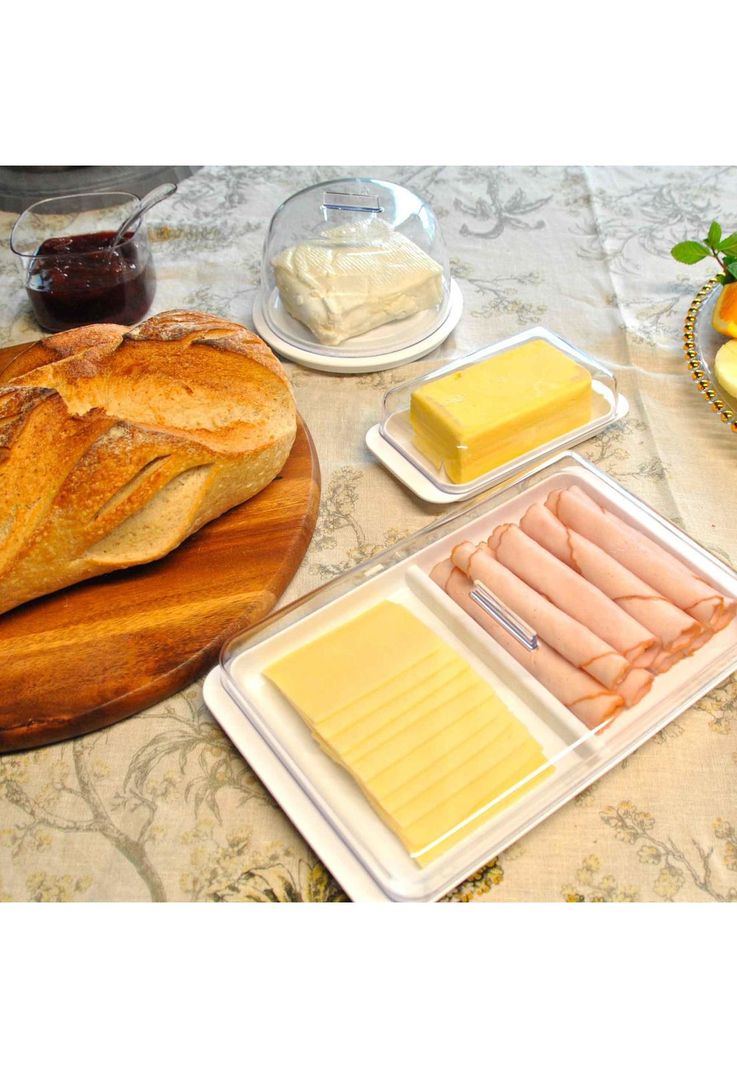 Contenedor Jamón/Queso Doble Break Blanco-1