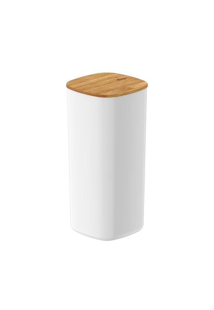 Contenedor Hermetico con Tapa de Bambu Keep 1,5 lt Blanco Ou M
