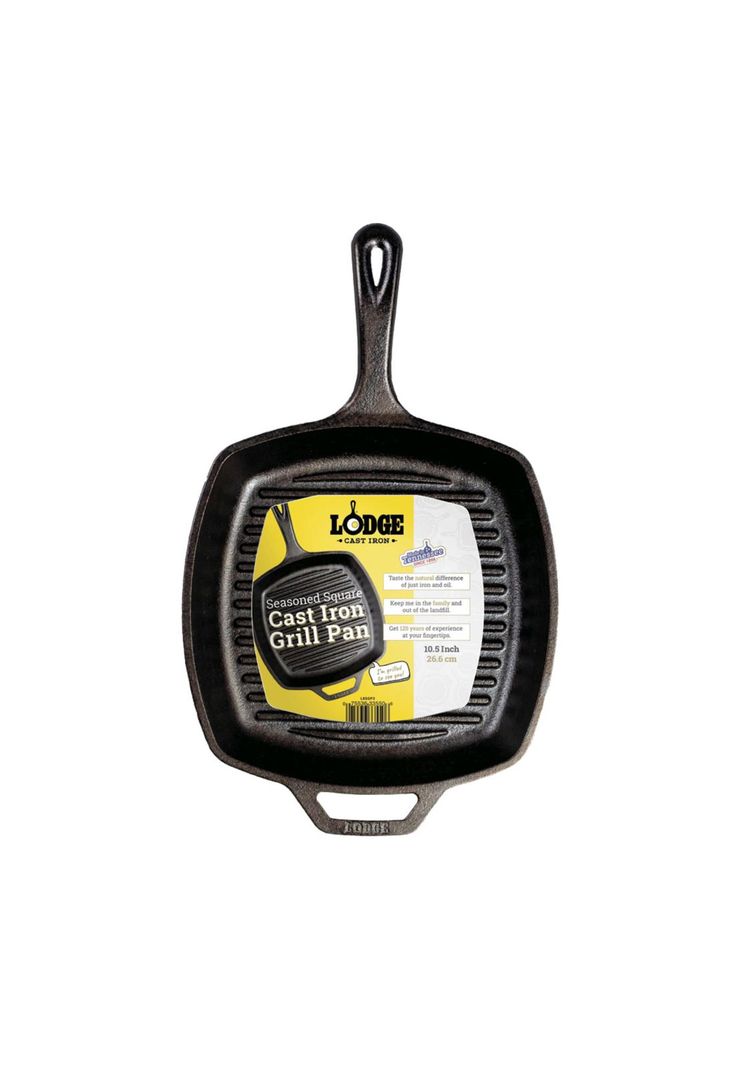 Parrilla Cuadrada Hierro Fundido 27 cm-0