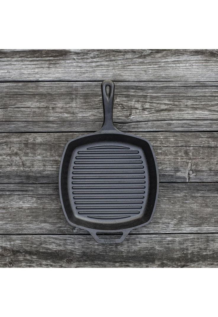 Parrilla Cuadrada Hierro Fundido 27 cm-3