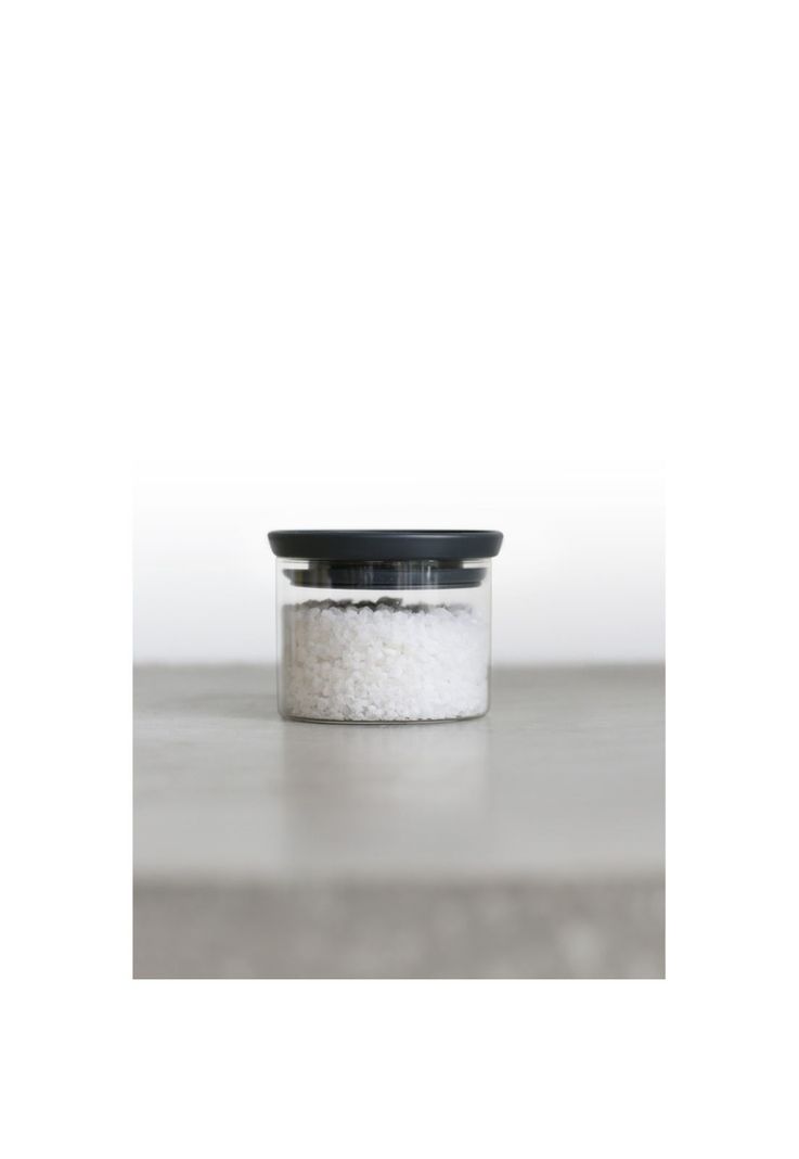 Contenedor de vidrio apilable 0,3 Lt Dark Grey-1