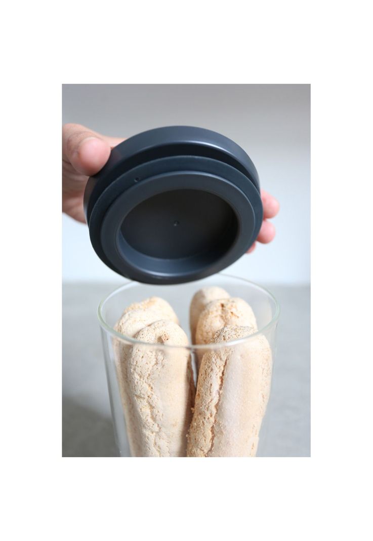Contenedor de vidrio apilable 0,3 Lt Dark Grey-3