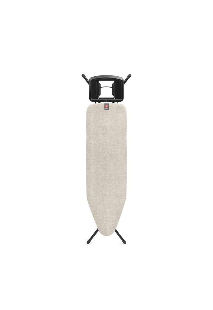 Tabla de planchar B, 124x38 cm, soporte sólido plancha vapor - Denim Grey-0