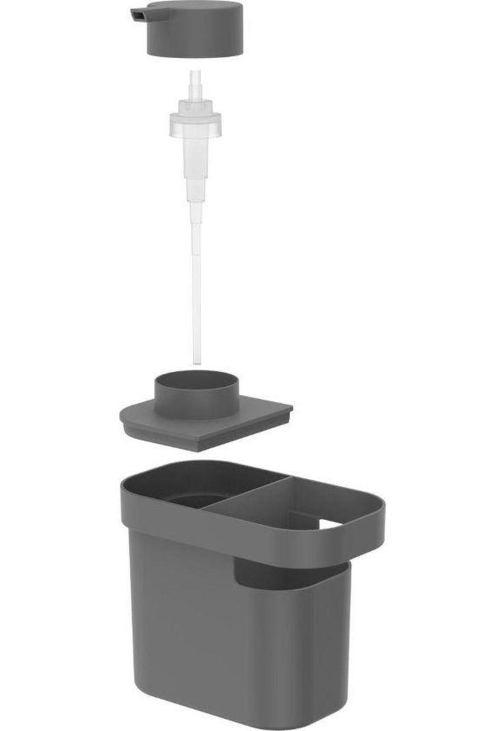 Dispensador de detergente y organizador Trium 650 ML Gris-0