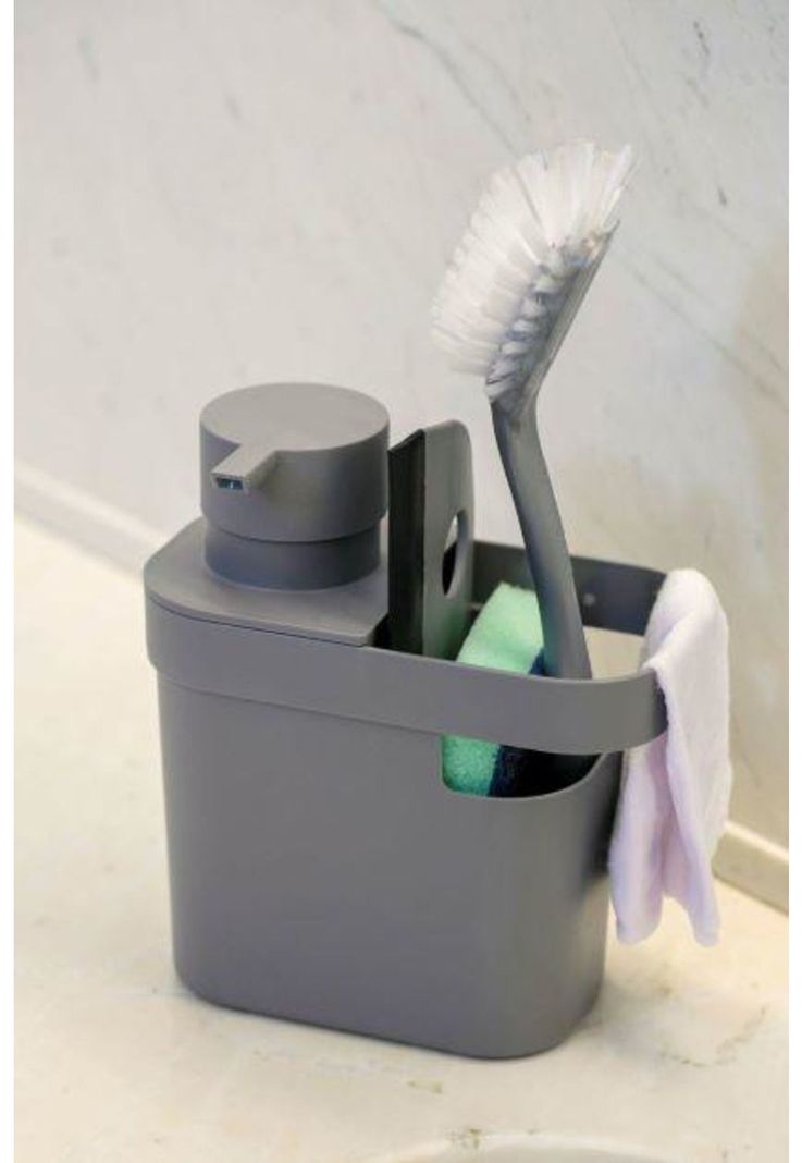 Dispensador de detergente y organizador Trium 650 ML Gris-1