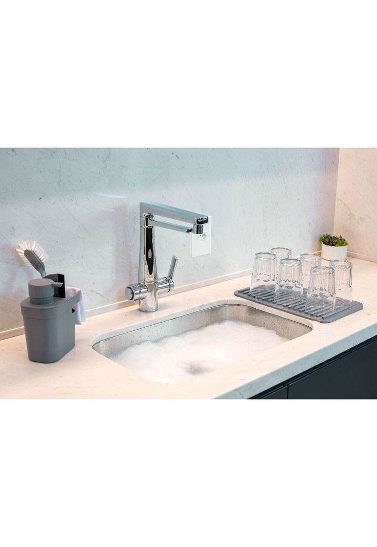 Dispensador de detergente y organizador Trium 650 ML Gris-2