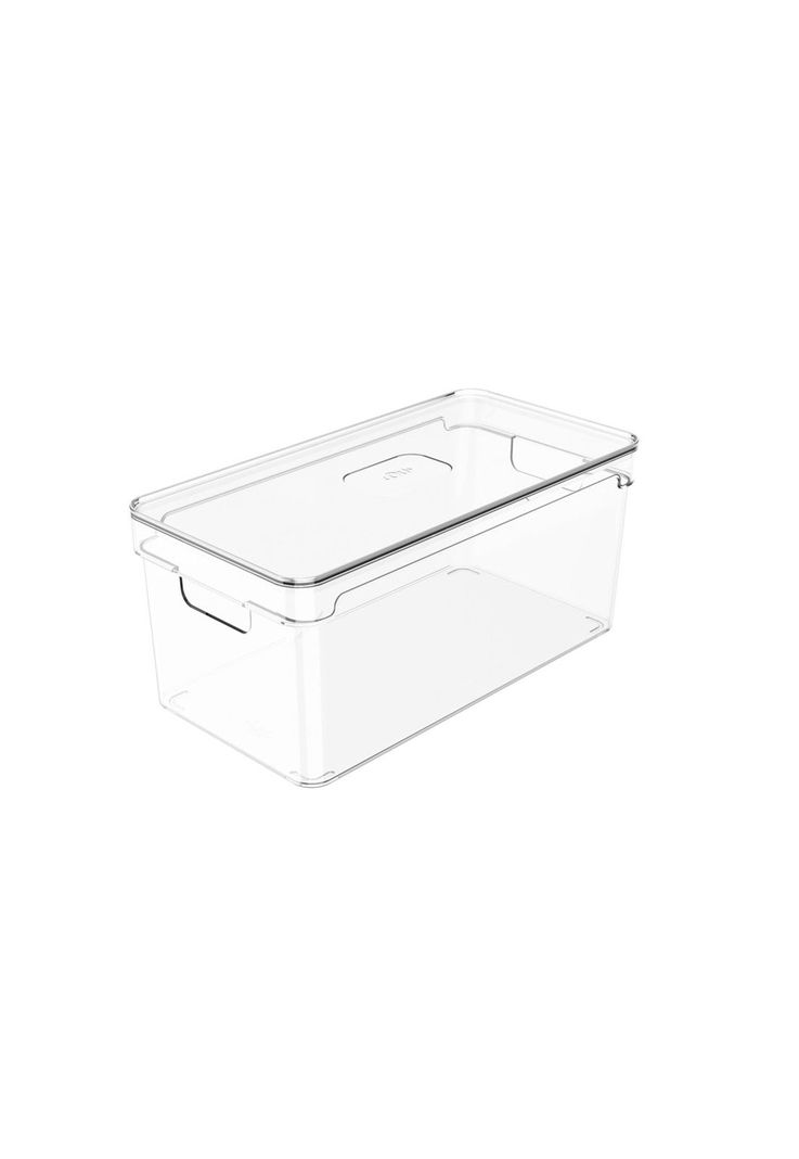 Organizador de Despensa Con Tapa Clear 30 x 15 x 13 cm-0