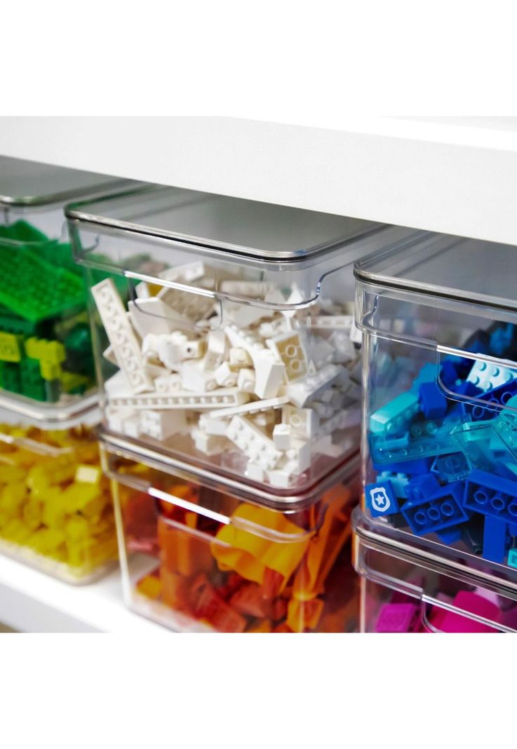 Organizador de Despensa Con Tapa Clear 30 x 15 x 13 cm-1
