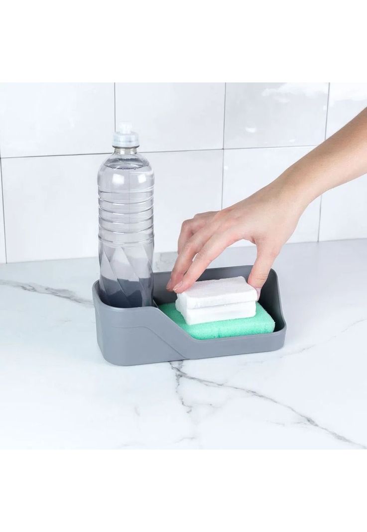 Organizador de Lavaplatos Compacto Trium Blanco-1