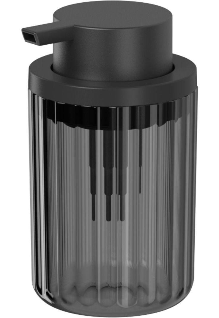 Jabonera Con Dosificador Groove Classic Gris 300 Ml-0