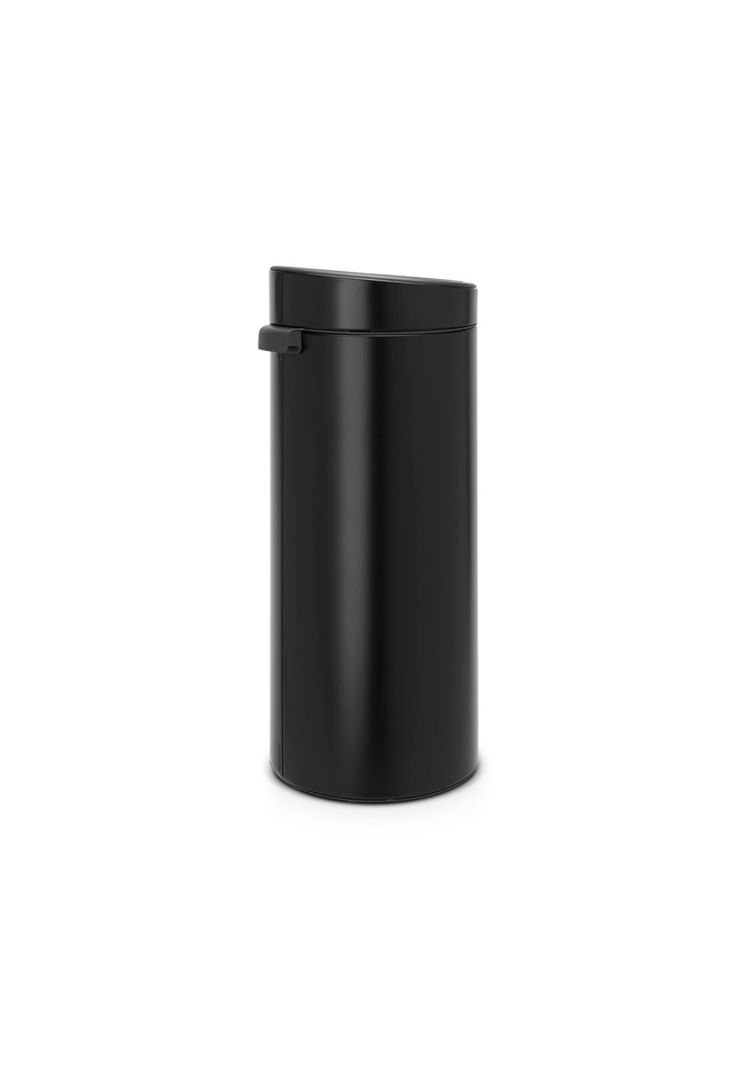 Basurero Touch New 30 Lt Matt Black-1