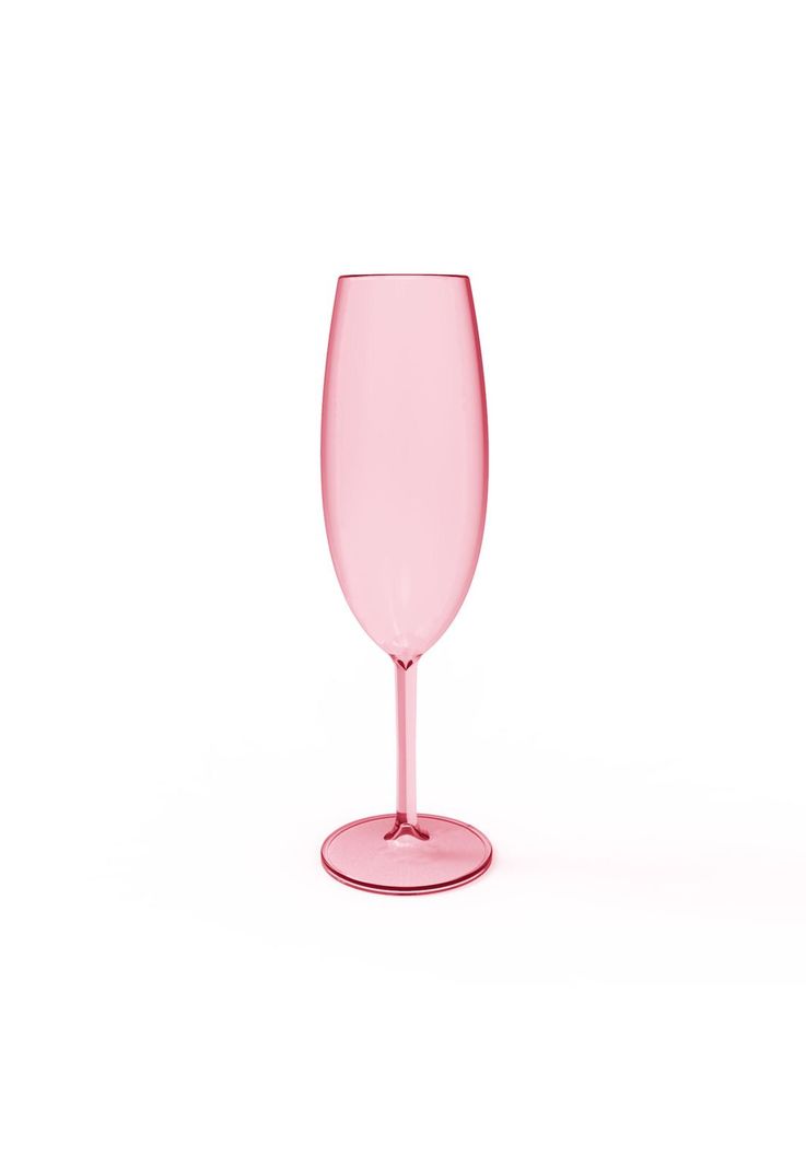 Copa de Champagne 280ML Rosada Diseno 2