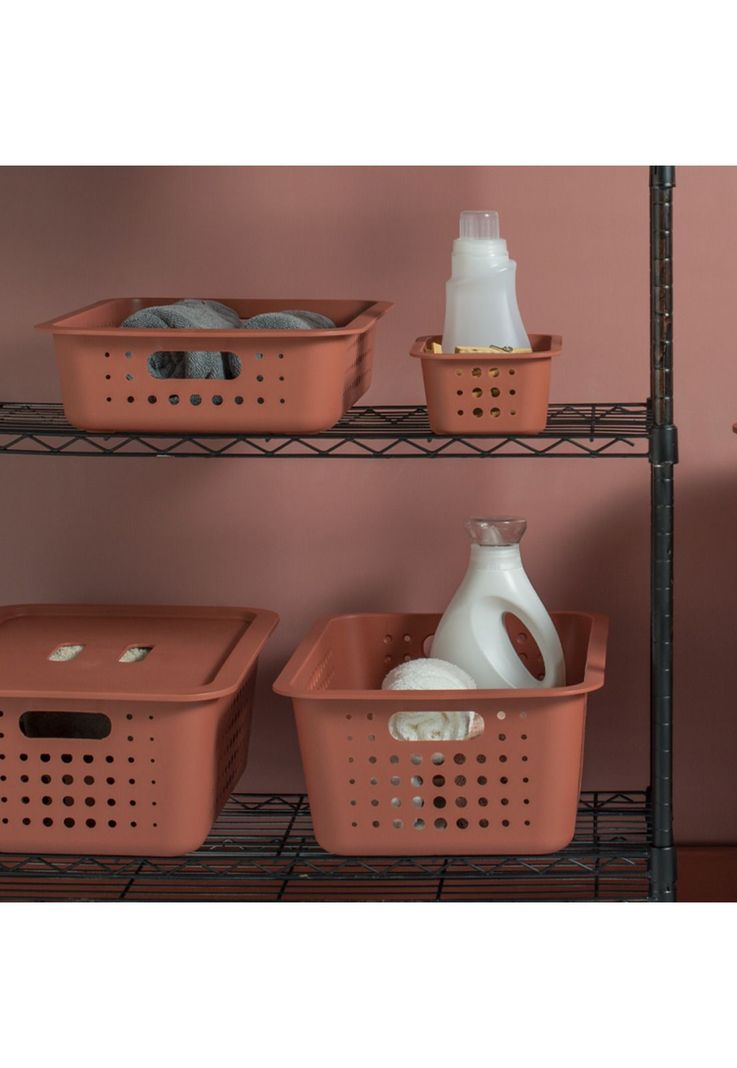 Conjunto de Cestas Organizadoras Beige-1