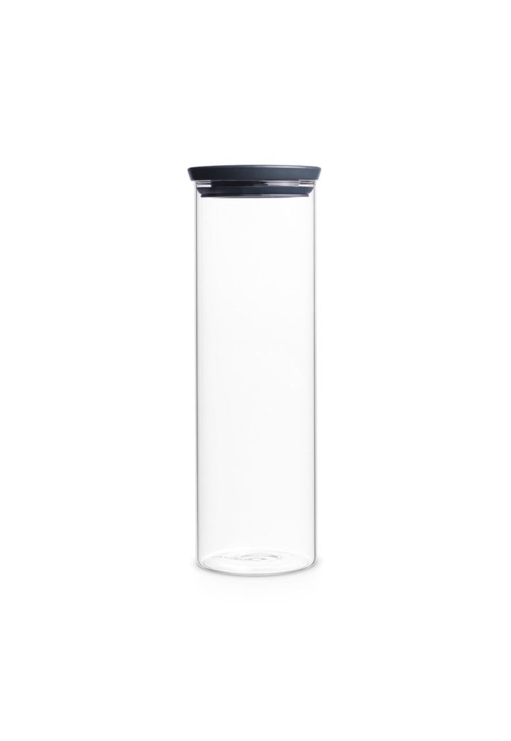 Contenedor de vidrio apilable 1,9 Lt Dark Grey-0