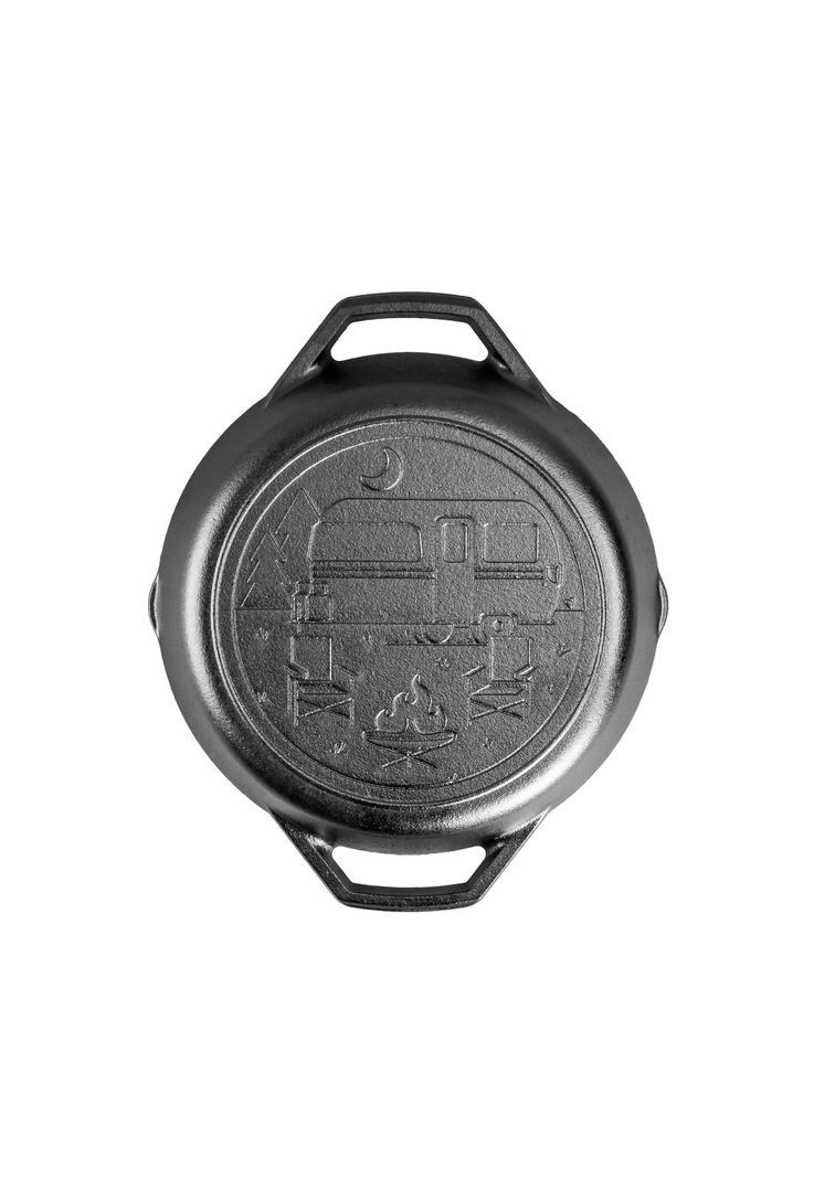 Sartén Doble Asa Camper Wanderlust Hierro Fundido 26 cm-0