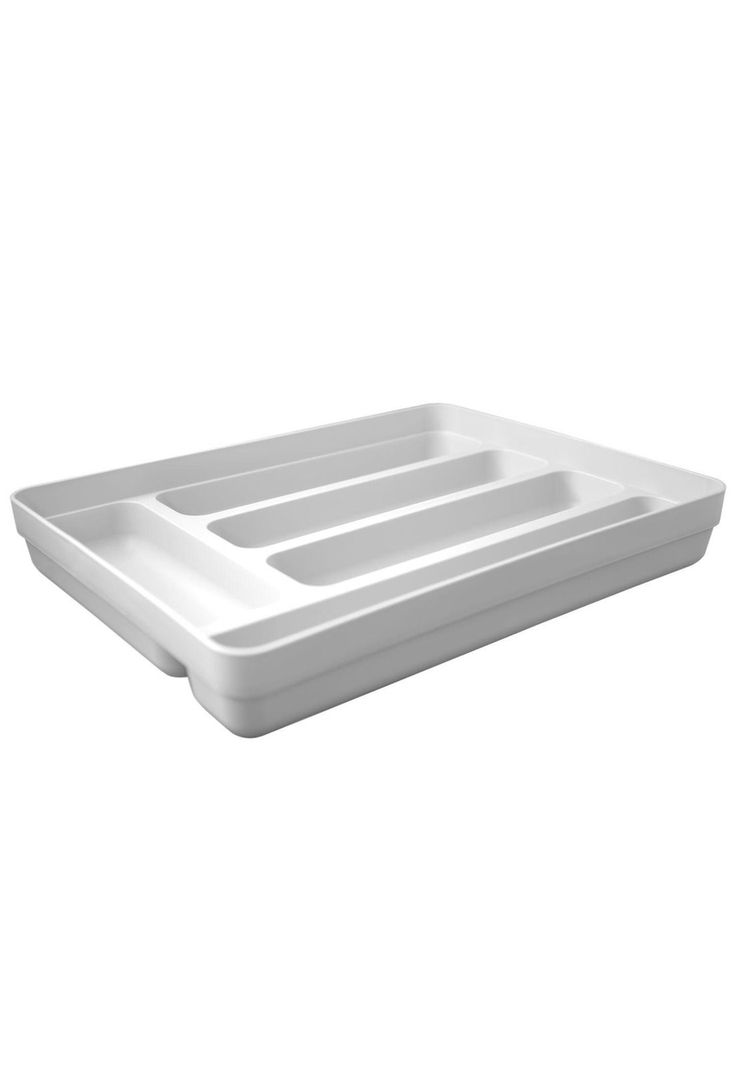 Organizador de cubiertos Logic Blanco -0