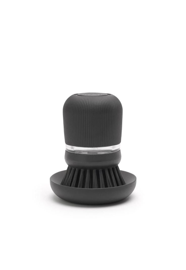 Cepillo para platos con dispensador Dark Grey-0