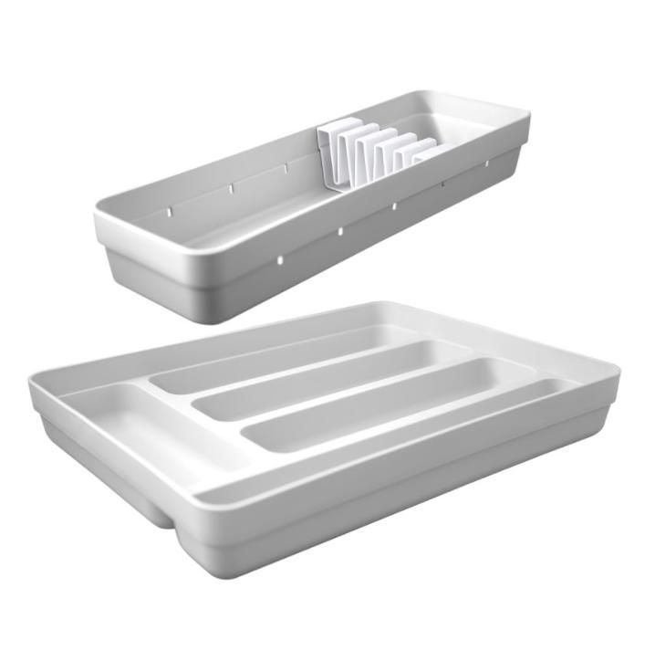 Conjunto Organizador Cubiertos Blanco-0
