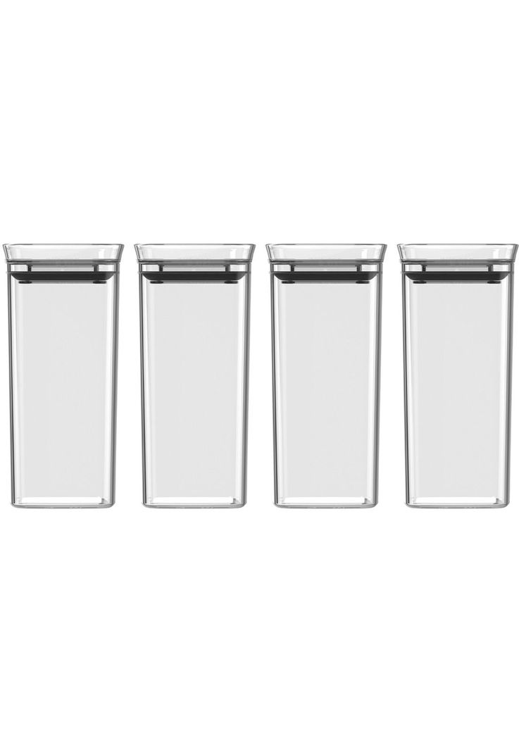 Conjunto Especieros Herméticos Block 4 Piezas (0,340L) Transparente-0