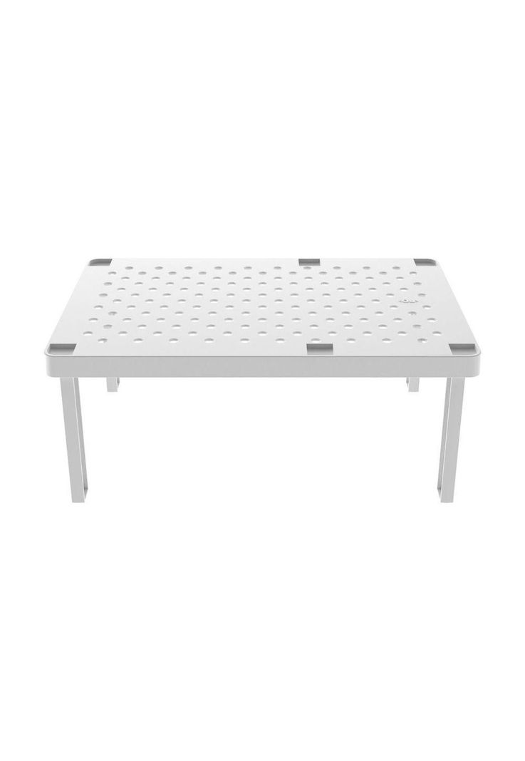Organizador de Estante Rectangular Level Blanco-0