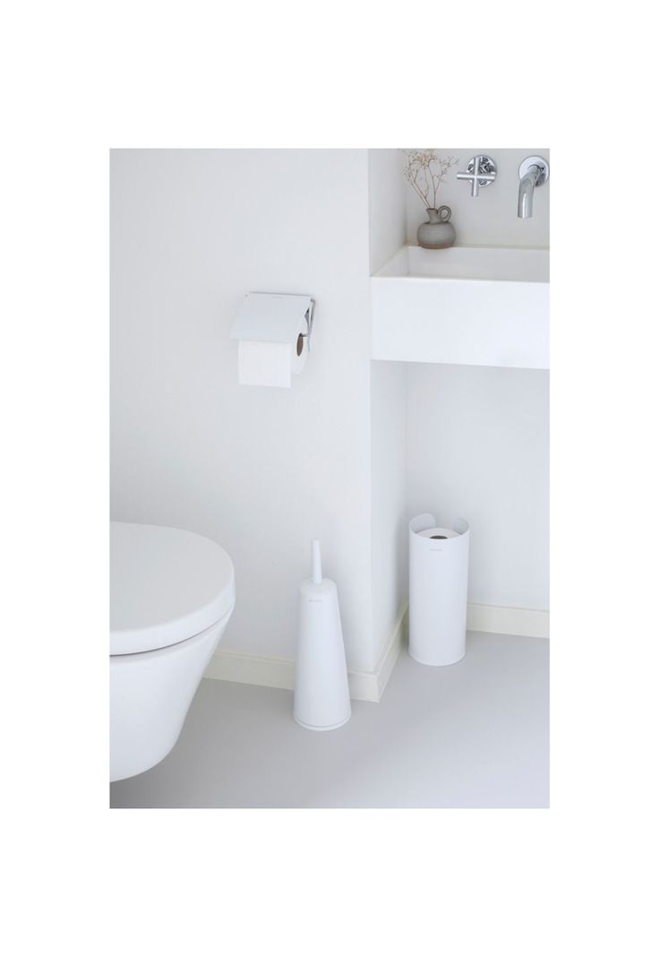 Porta rollos de papel higiénico ReNew White-3