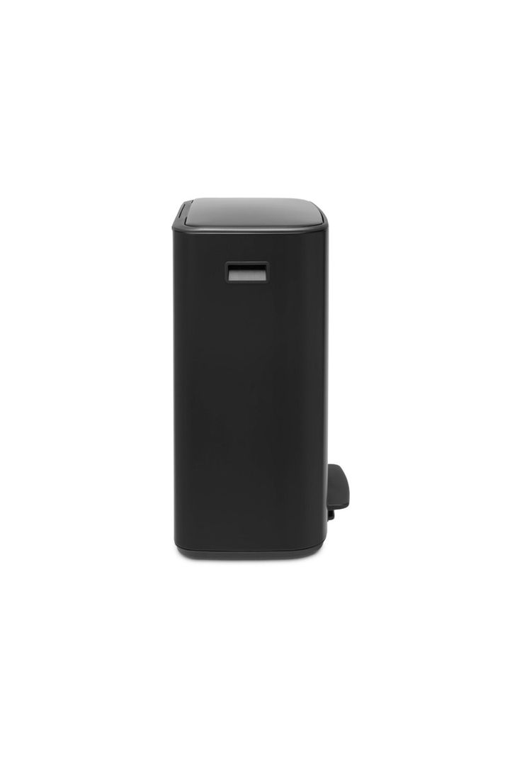 Basurero Pedal Bo 2 x 30 Lt Matt Black-1