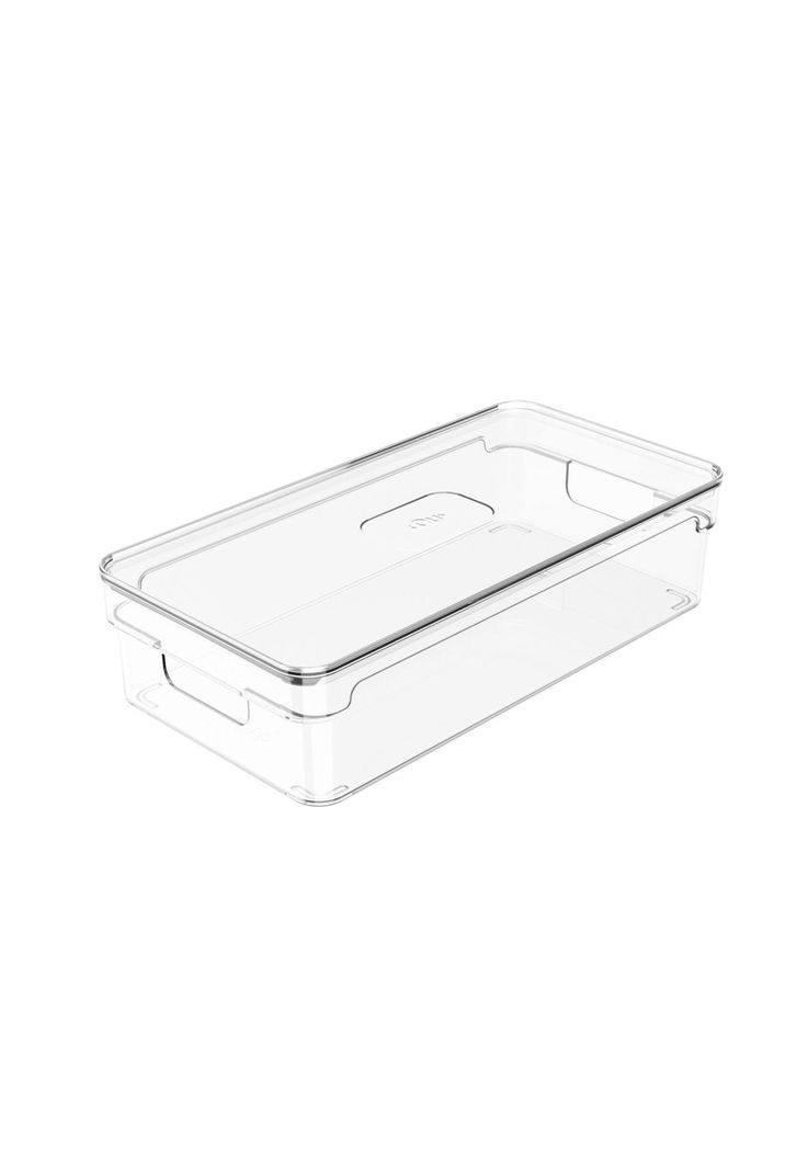 Organizador de Despensa con Tapa Clear 30 x 15 x 7 cm-0