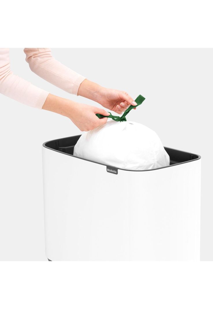 Basurero Bo Touch 36 Lt White-3