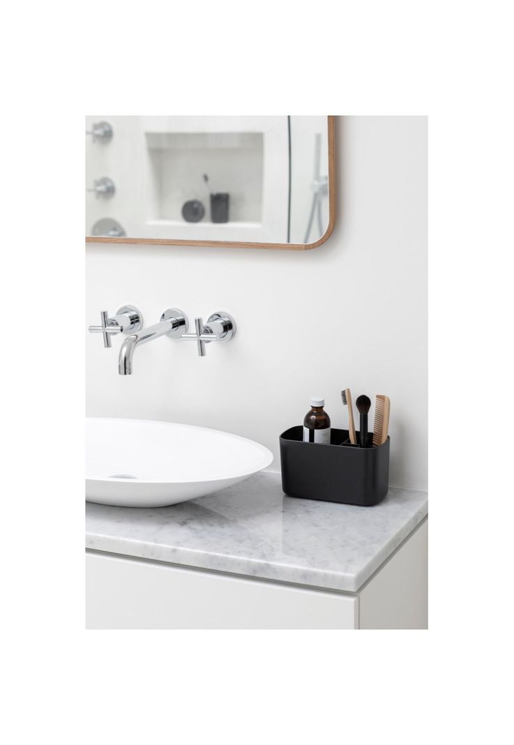 Organizador para el baño ReNew Dark Grey-5
