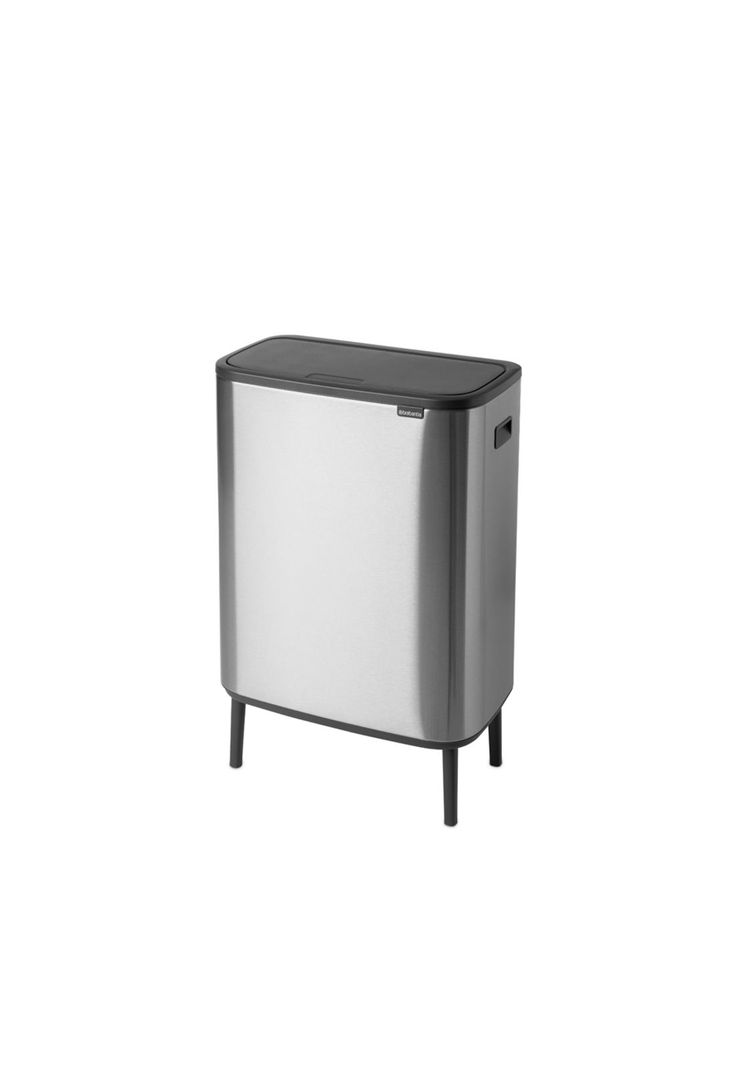Basurero Bo Touch Hi 60 Lt Matt Steel Fingerprint Proof-1