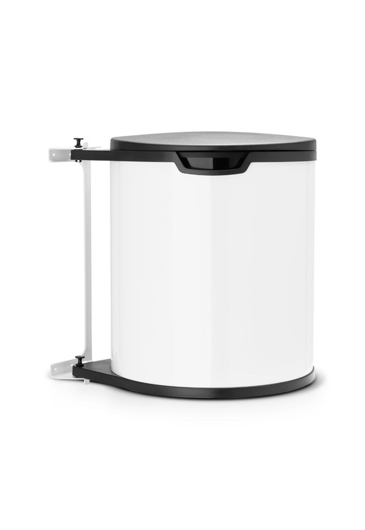 Basurero con soporte para puerta 15 Lt White-0