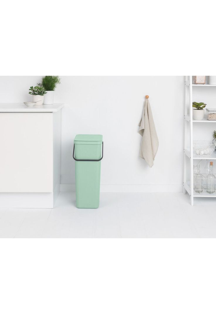 Basurero Reciclaje Sort & Go 40 Lt Jade Green-4
