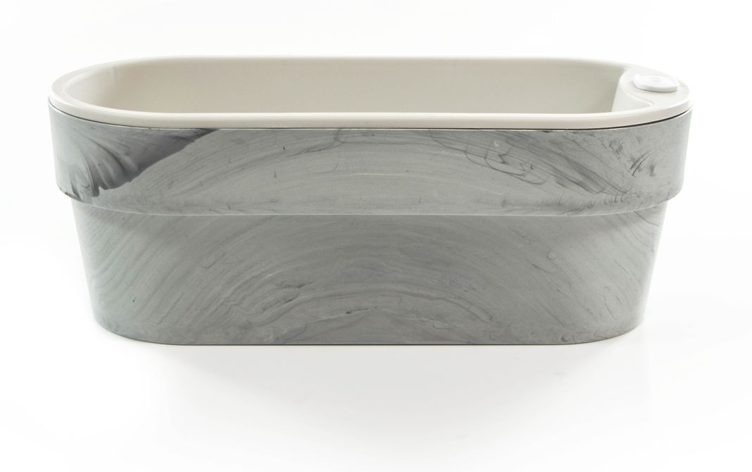 Macetero Autorriego Concreto 1,75 Lt-0
