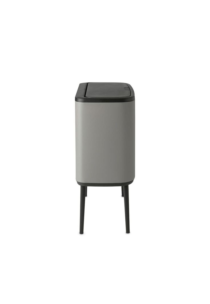 Basurero Bo Touch 36 Lt Mineral Concrete Grey-1