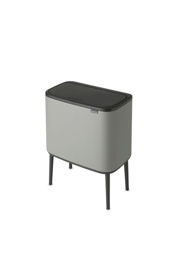 Basurero Bo Touch 36 Lt Mineral Concrete Grey-2