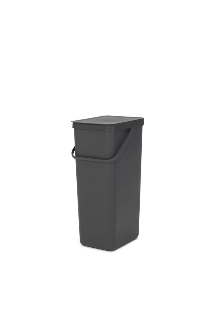 Basurero Reciclaje Sort & Go 40 Lt Grey-0