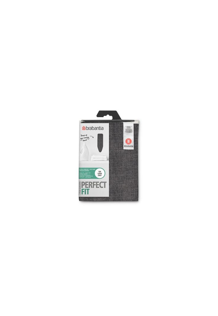 Funda tabla de planchar B, 124x38 cm, 2mm espuma - Denim Black-0