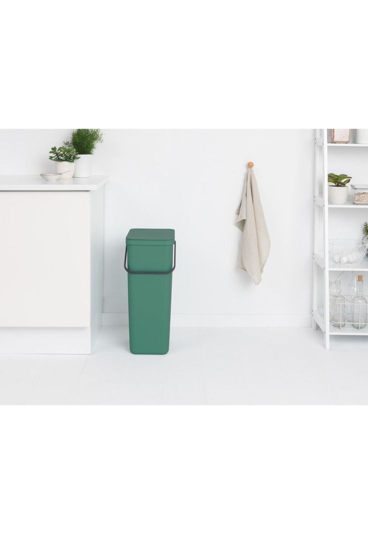 Basurero Reciclaje Sort & Go 40 Lt Fir Green-4