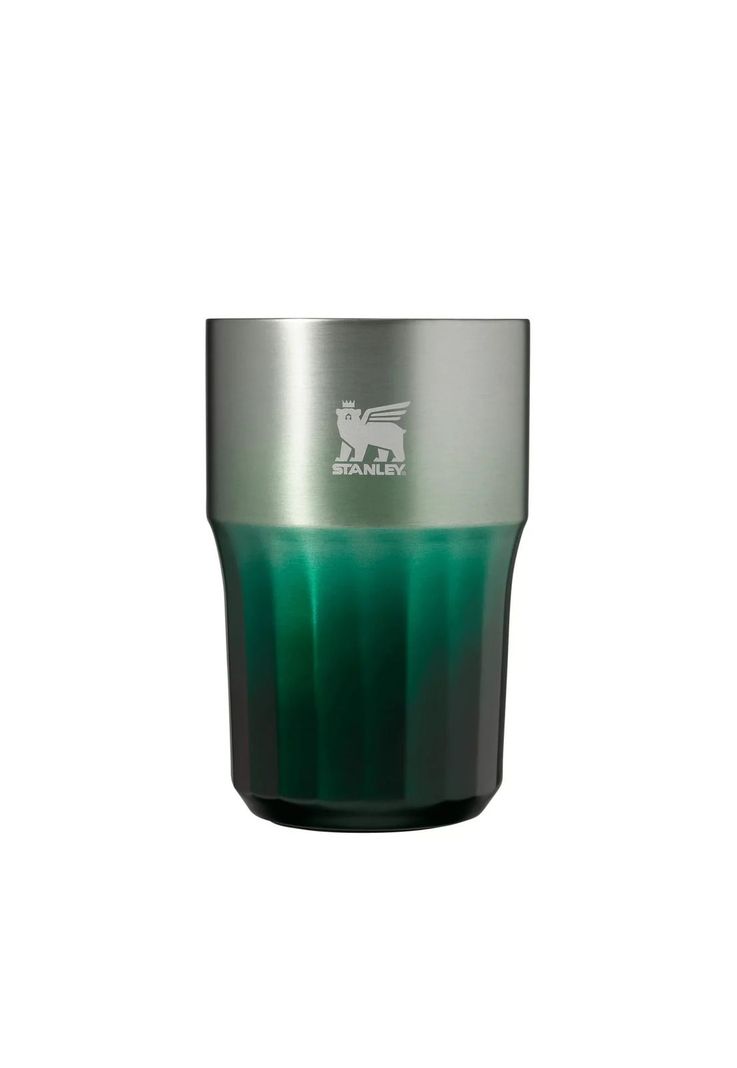 Vaso The Golden Hour Prismatic™ facetado Verde | 408 ml-0