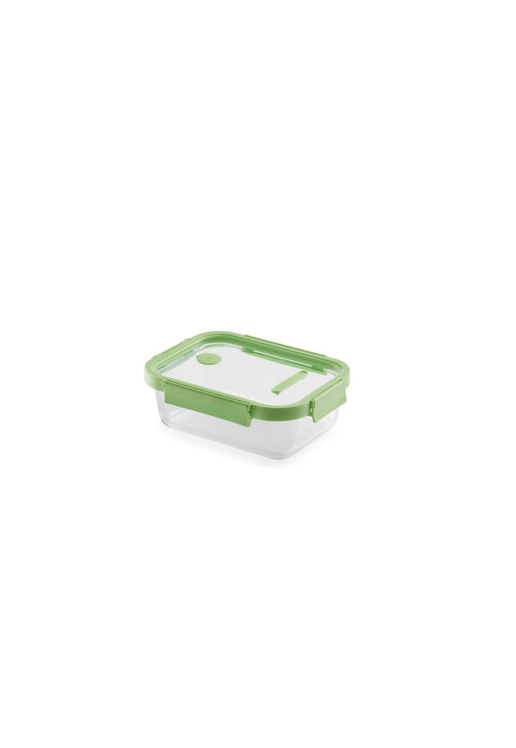 Recipiente hermetico 100% de vidrio 1520 ml rectangular