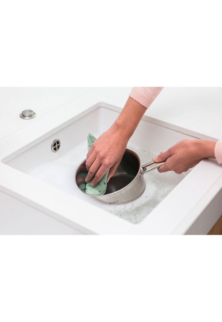 Paño de microfibra para limpieza SinkSide Jade Green-1