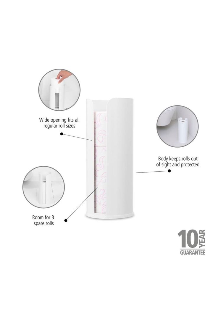 Dispensador de rollos de papel ReNew White-5
