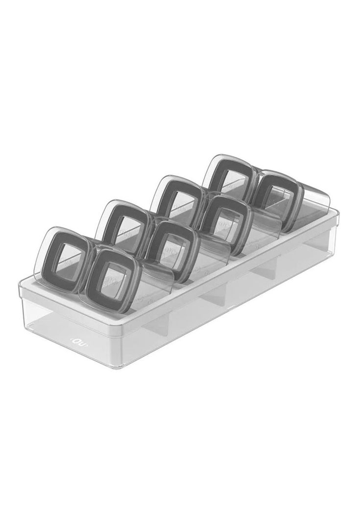 Especieros Hermético Block Cajón 8 Piezas (0,150L) Blanco-0