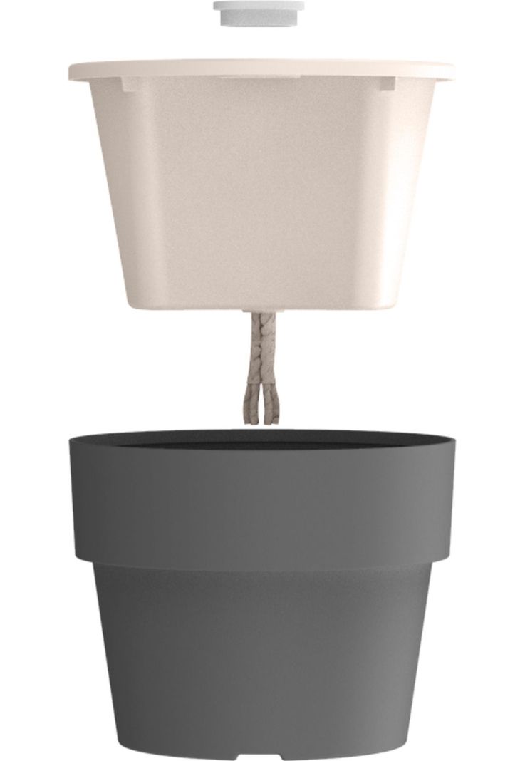 Macetero Autorriego Gris 1,6 Lt-3