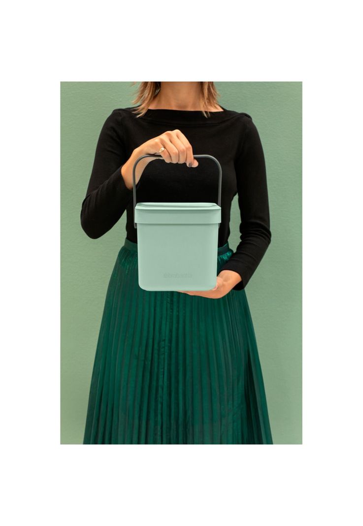 Basurero Sort & Go 3 Lt Jade Green-4