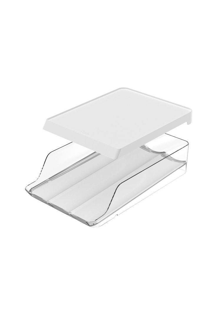 Organizador De Huevos Roll Clear Fresh 21 Un Blanco Ou Diseno 2 M