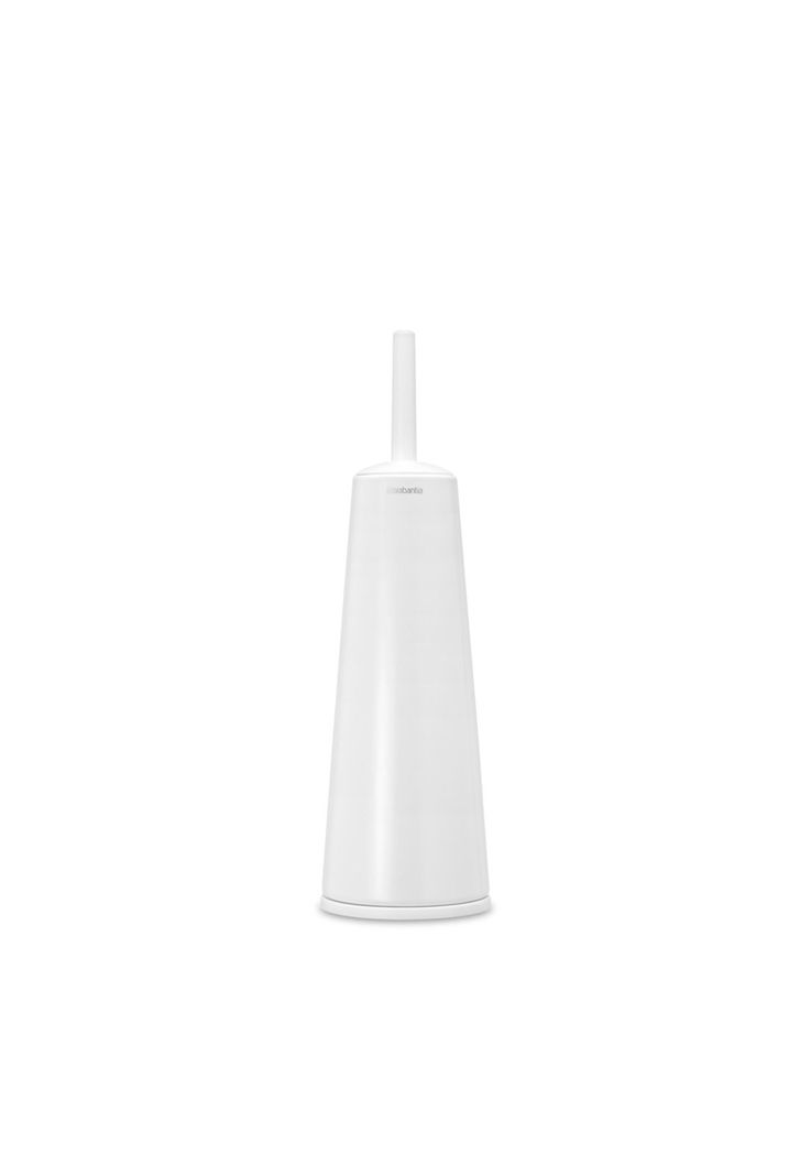 Escobilla de baño con soporte ReNew White-0
