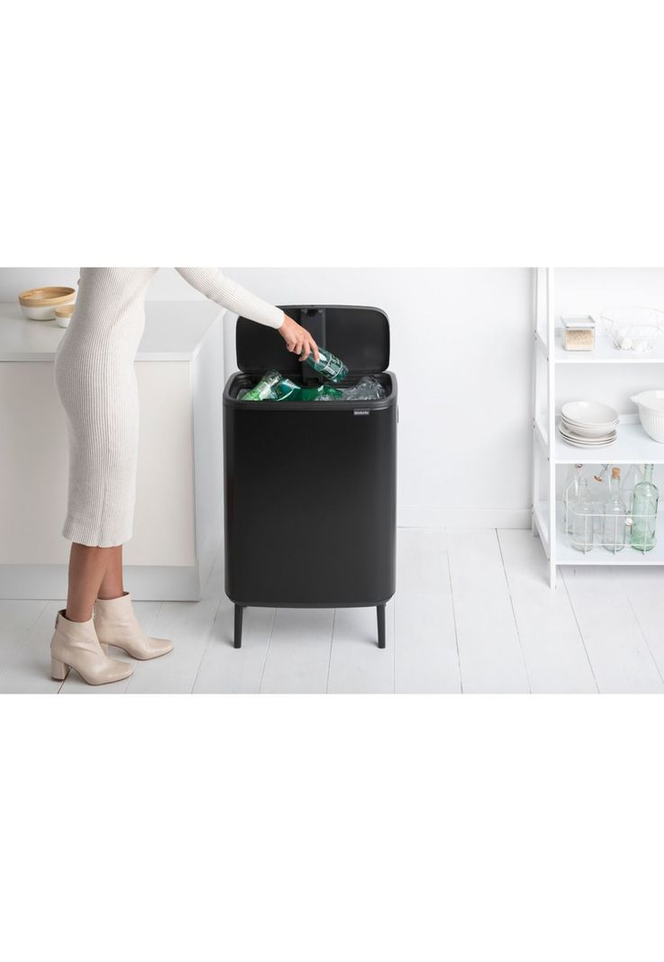 Basurero Bo Touch Hi 60 Lt Matt Black-3